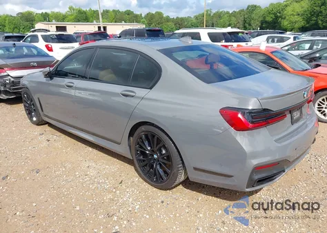 2020 BMW 740I z USA, uszkodzony, nr VIN WBA7T2C0XLGF96842